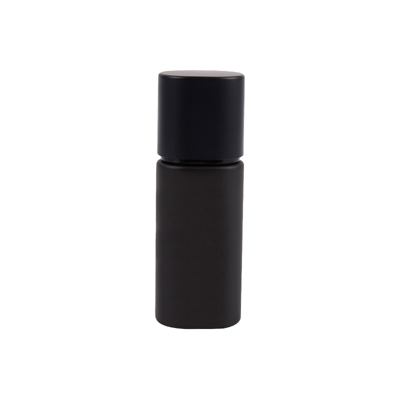Feadán gloine cosmaideach dubh 30ml íon