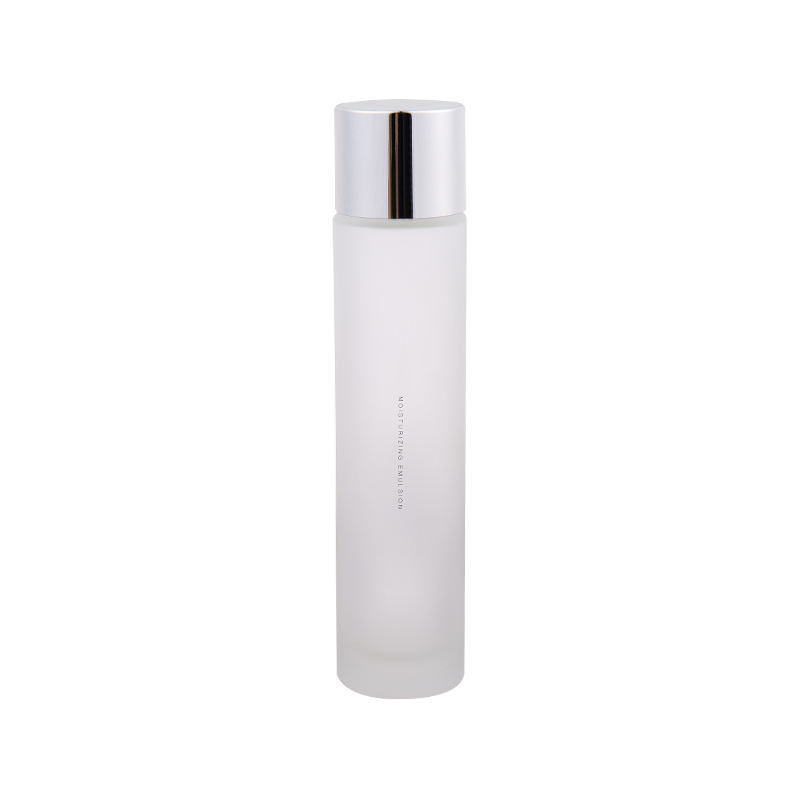 120ml buidéal lóis ghloine bán simplí airgid bán