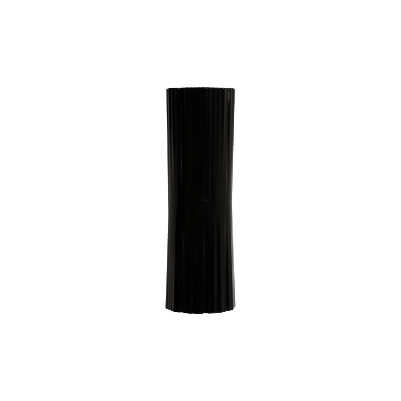 Feadán lipstick dubh galánta ribbed galánta